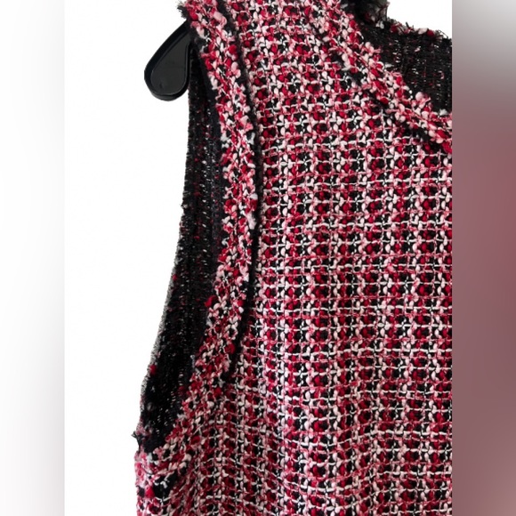 ZARA Tweed Tassel Sleeveless Top - Picture 6 of 7